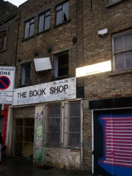 Book Shop on
      Bethnal Green near Brick Lane