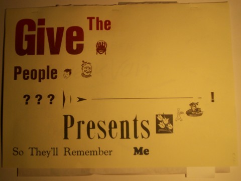 Give The People Little Presents