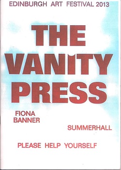 Banner The Vanity Press Summerhall Edinburgh Art Festival
      2013.jpg