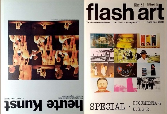 Flash Art No 76 77 July-August 1977 together with
          Heute Kunst Nummer 19 Juni-July 1977.jpg