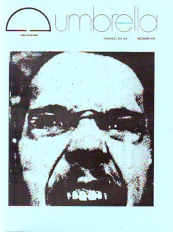Umbrella Volume 21 No 3 4 December 1998