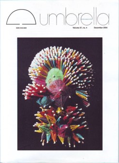 Umbrella Volume 27 No 4 December 2004.jpg